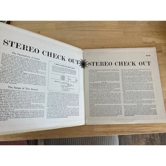 Command Stereo Check Out Vinyl Album CSC-100 Vintage Record - Picture 4 of 5